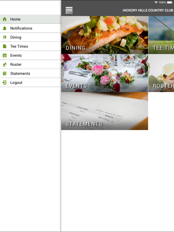 Hickory Hills Country Club iPad screenshot 2 - Lifestyle app