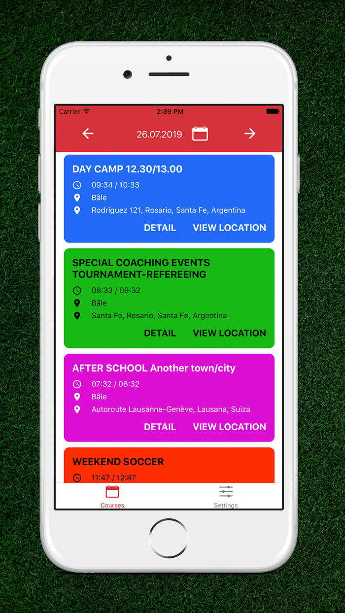 InterSoccer App