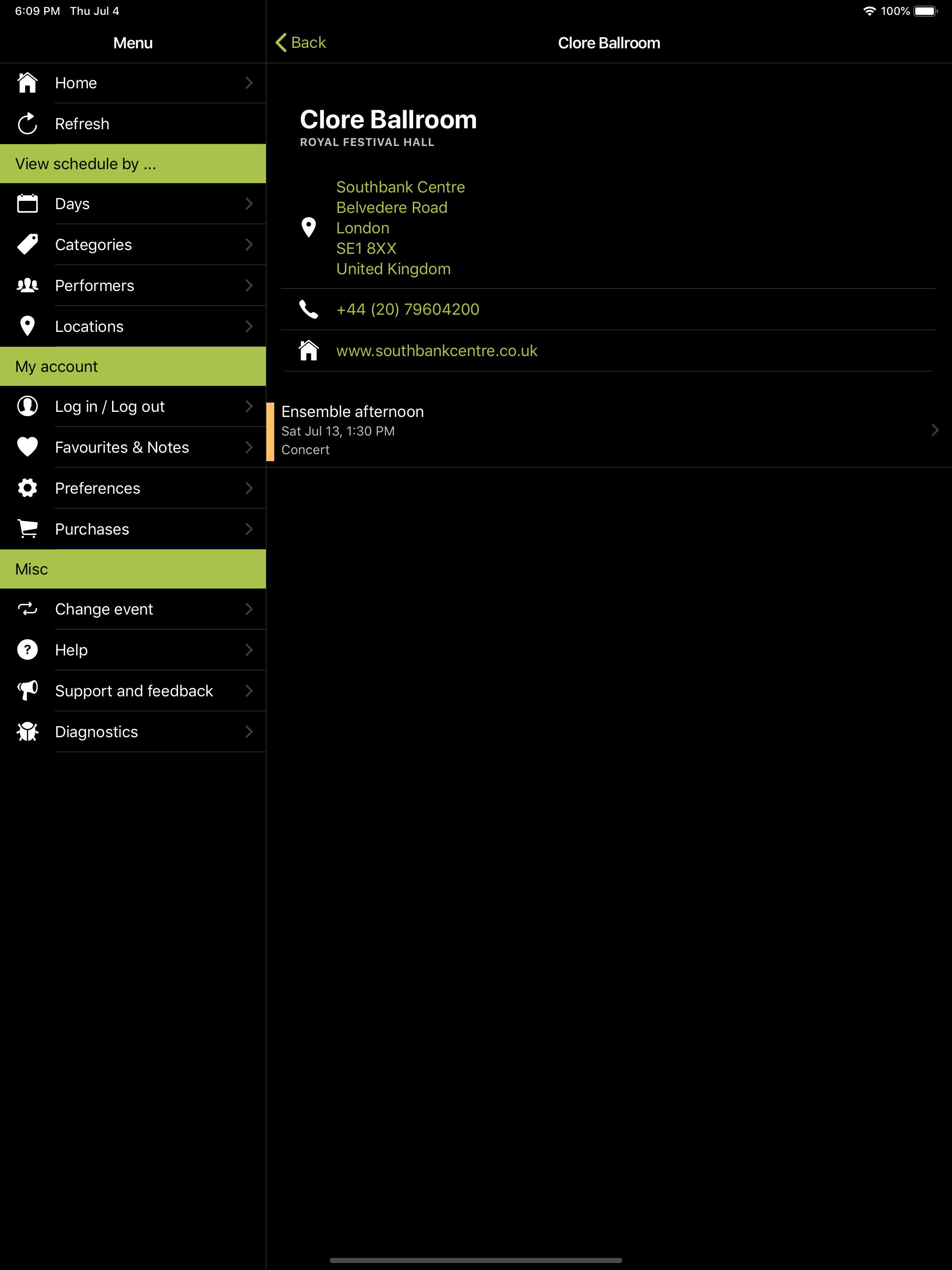 Integra Planner Schedule