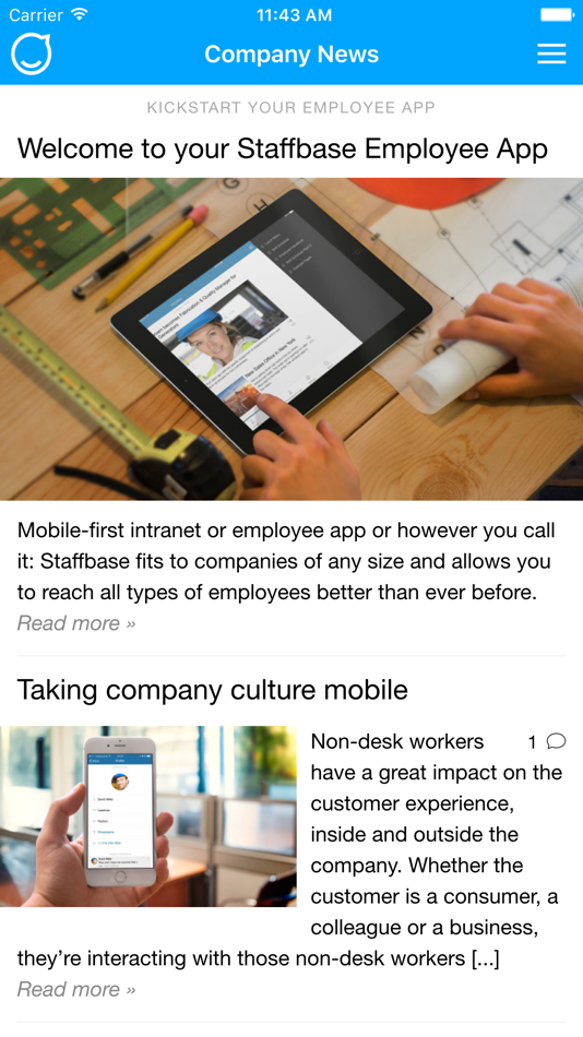 #1. Staffbase Employee App (iOS) 由: Staffbase GmbH