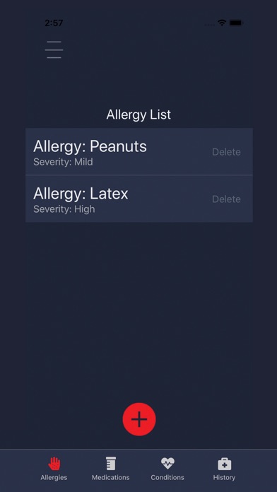 The Emergency App iPhone screenshot 1 - Medical app