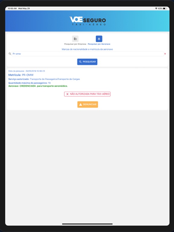 Screenshot #6 pour Consulta de Táxi-Aéreo