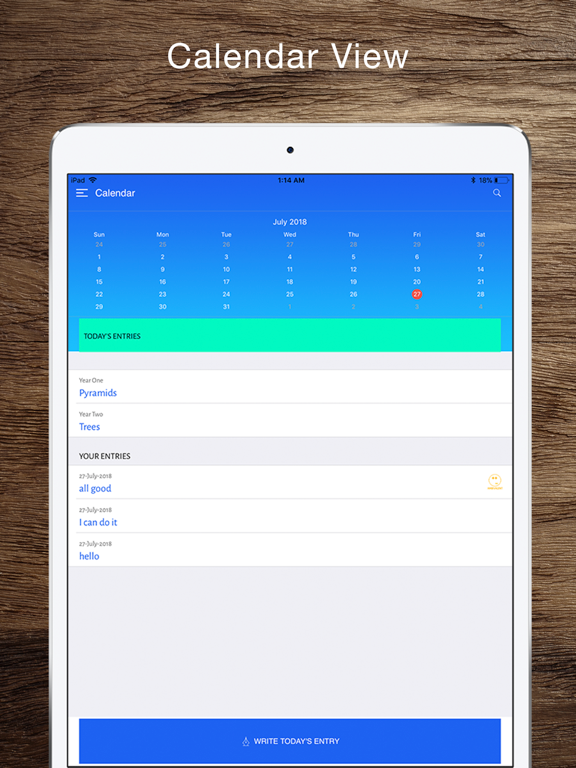 HWAD: Book & Everyday Journal iPad screenshot 3 - Book app