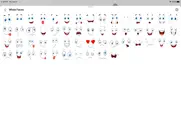 white smiley emoji stickers iPad Captures Décran 1