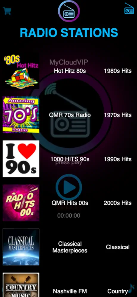 MyCloudVIP Radio