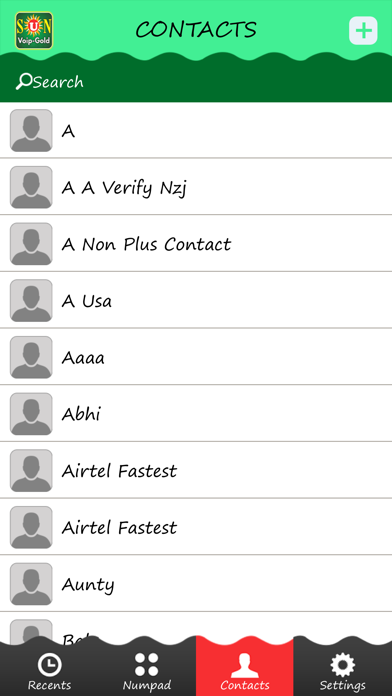 Sun Voip Gold screenshot