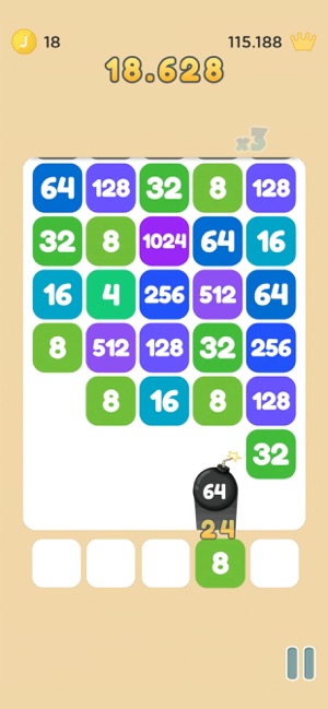 Strike the Tile - Merge 2048(圖4)-速報App