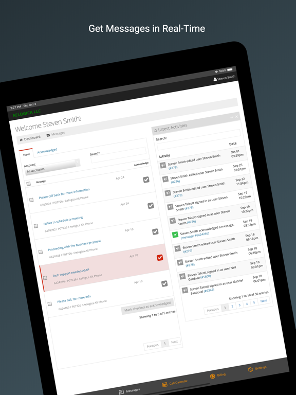 ASC Mobile iPad screenshot 5 - Business app