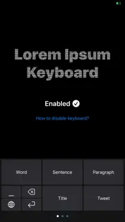 How to cancel & delete lorem ipsum keyboard 3