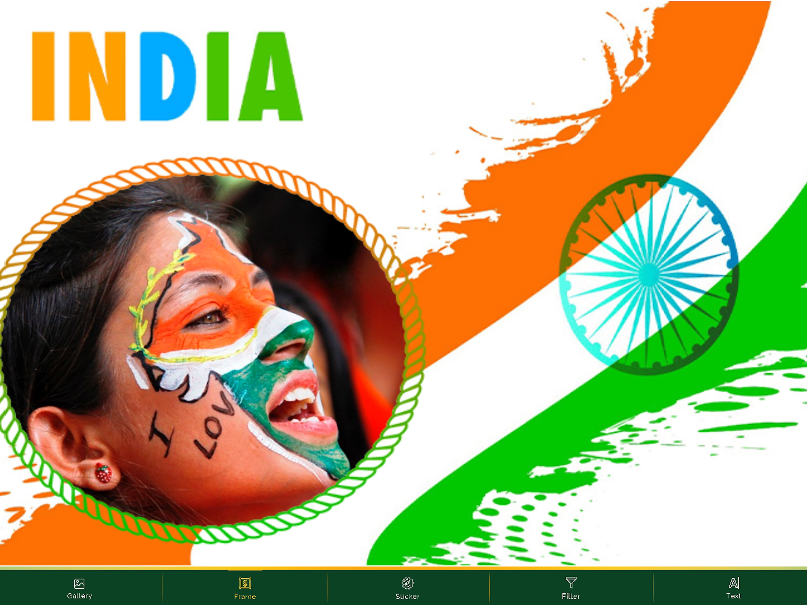 IND Independence Day Frames screenshot 8