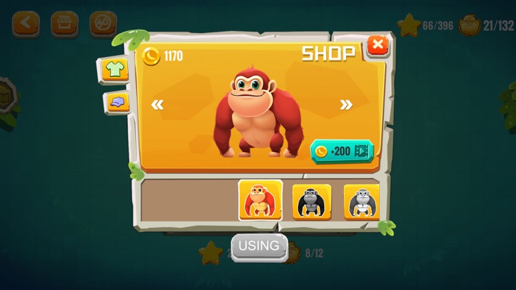 Gorilla Adventure:Block Puzzle screenshot-5