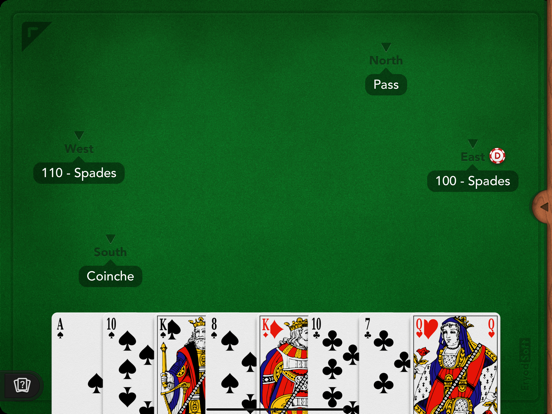 Coinche / Belote Contrée iPad app afbeelding 4