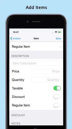 Easy Invoice Pro - PDF export screenshot 3