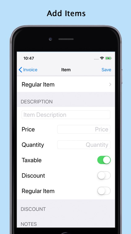 Easy Invoice Pro - PDF export