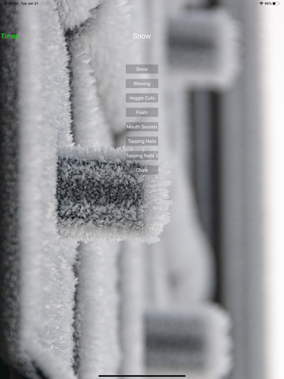 ASMR Sound Central iPad screenshot 1 - Lifestyle app