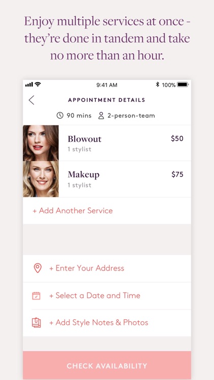 Glamsquad: On-Demand Salon App