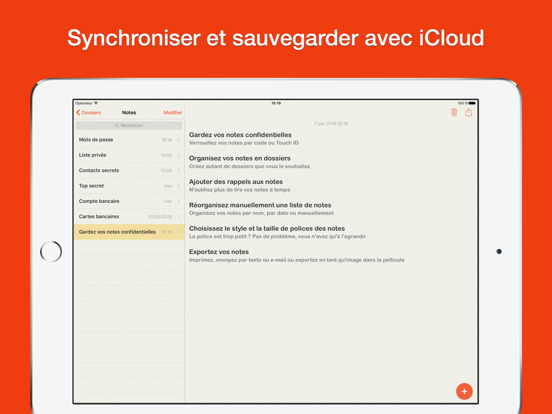 Screenshot #5 pour Lock Notes Pro