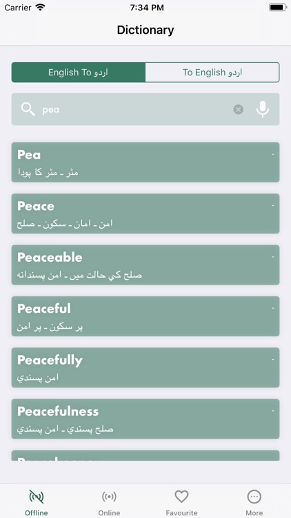 Dictionary Urdu - English screenshot-3