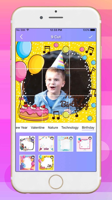 9 Cut Photos Screenshot