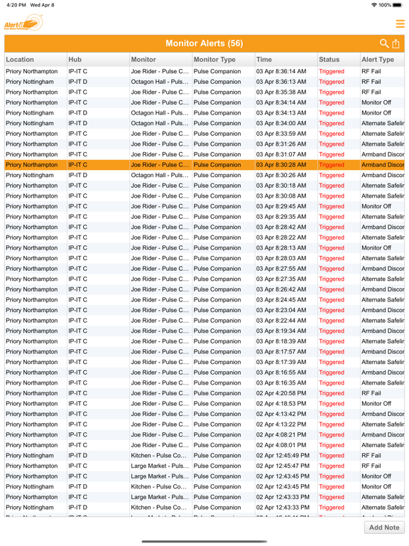 Screenshot #6 pour My Alert-iT Data