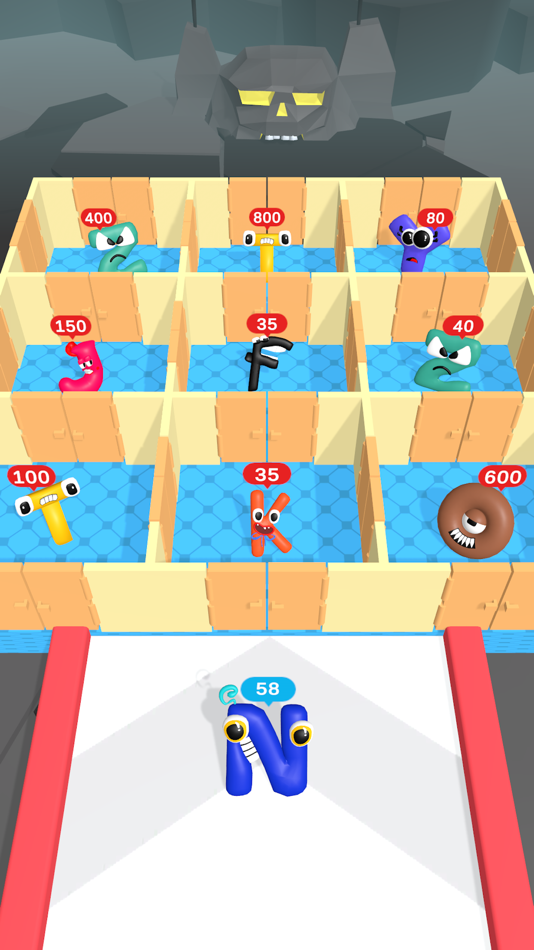#3. Alphabet Run 3D (iOS) By: Adnan Sohail