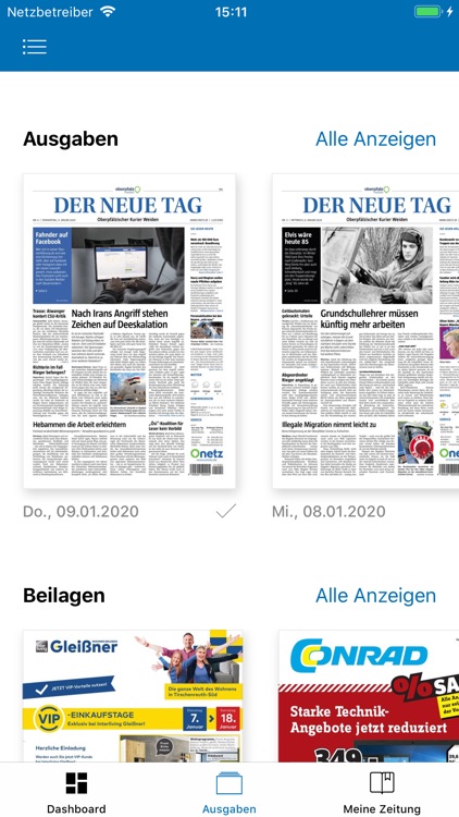 Oberpfalz Medien E-Paper