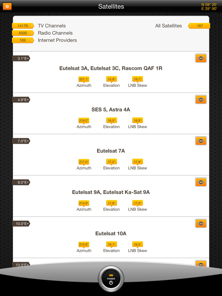 #3. SatFinder Pro HD Dish Pointer (iOS) 由: Yuriy Kvasha