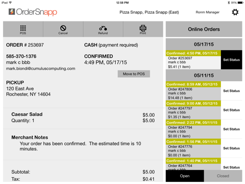 OrderSnapp POS screenshot 3