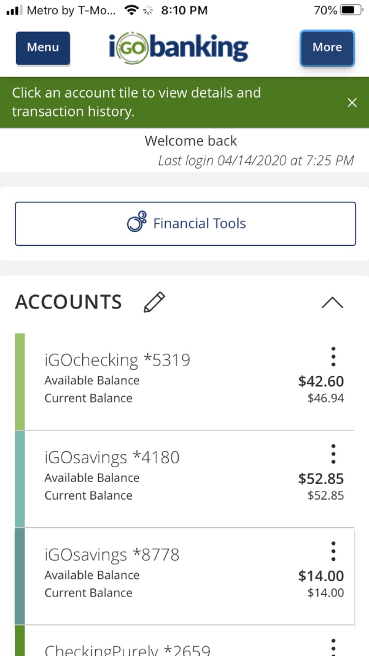 iPhone screenshot