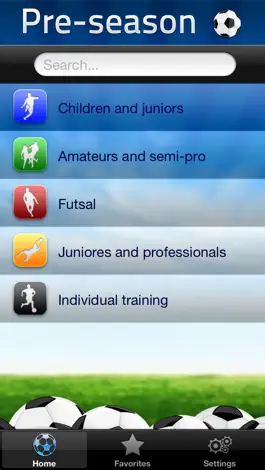 Game screenshot Pre-Season Soccer training apk
