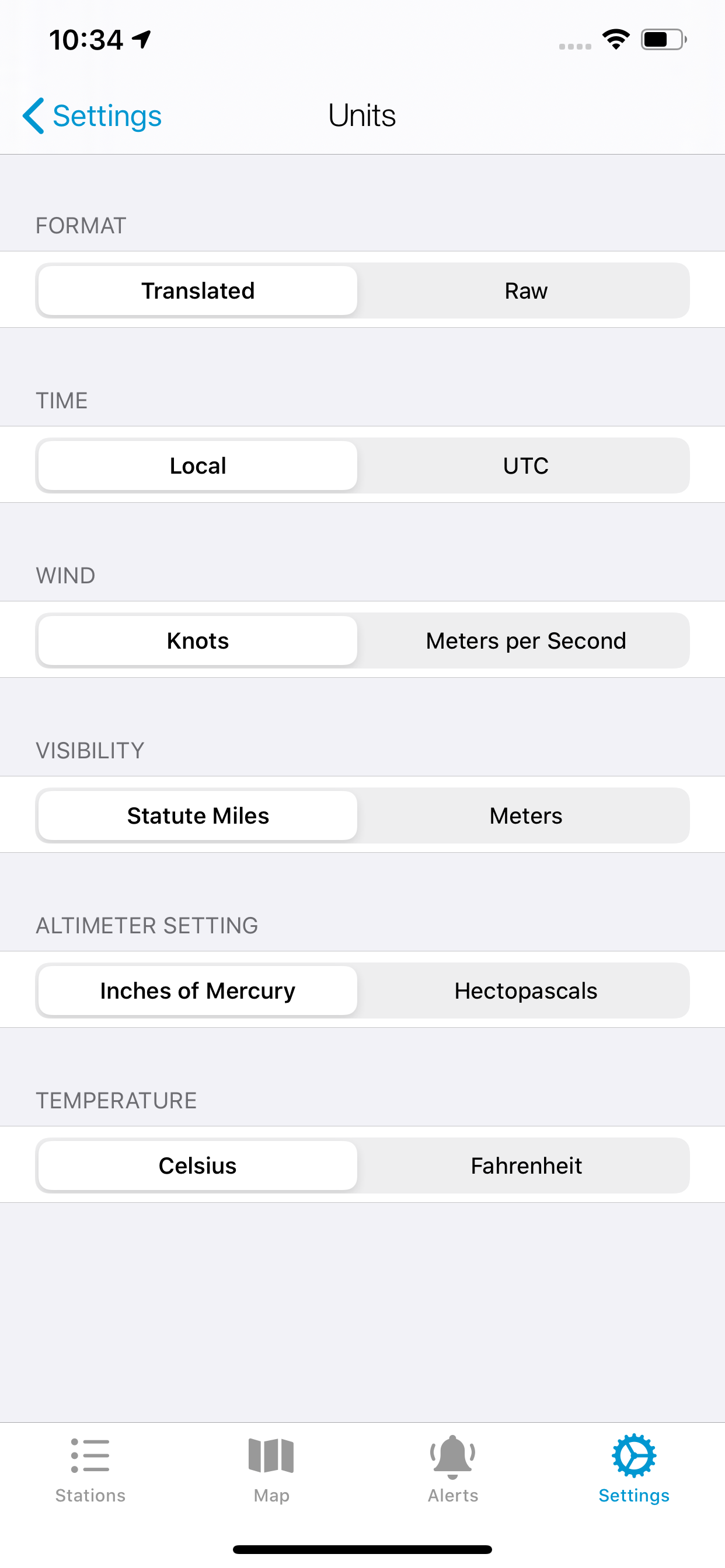 Minimums - METAR/TAF Analysis