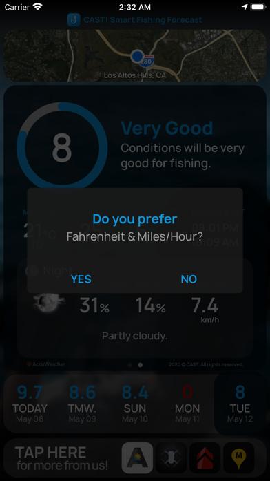 Screenshot #3 pour CAST! Smart Fishing Forecast