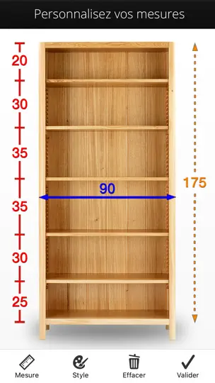 Capture d'écran de Photo Measures - Photo Mesures sur iPhone 3
