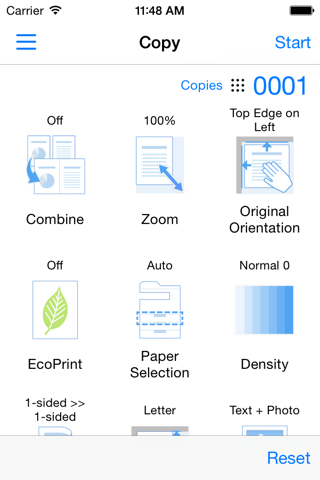 TA/UTAX MyPanel screenshot 2