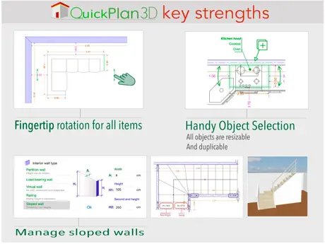 QuickPlan 3D - Floor plans