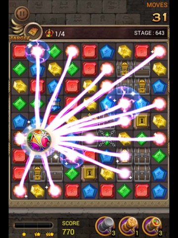 Jewels Temple Quest - Match 3のおすすめ画像2