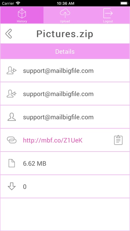 MailBigFile screenshot-6