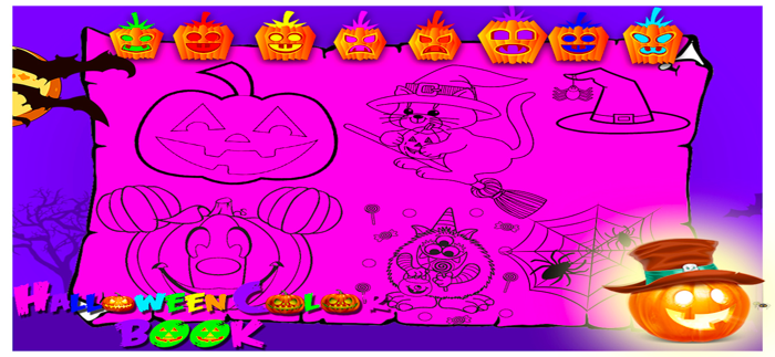 Halloween Coloring Pages Game