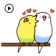 Lovely Budgie Animated Sticker app icon - Stickers app for iPhone