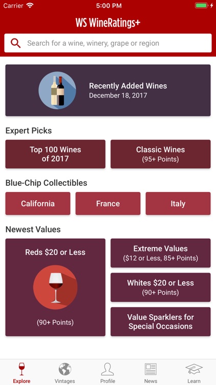 WineRatings+ by Wine Spectator