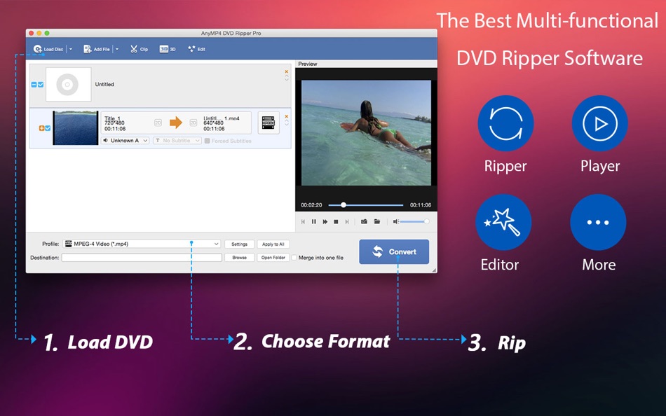 #1. AnyMP4 DVD Ripper Pro (macOS) Av: AnyMP4 Studio