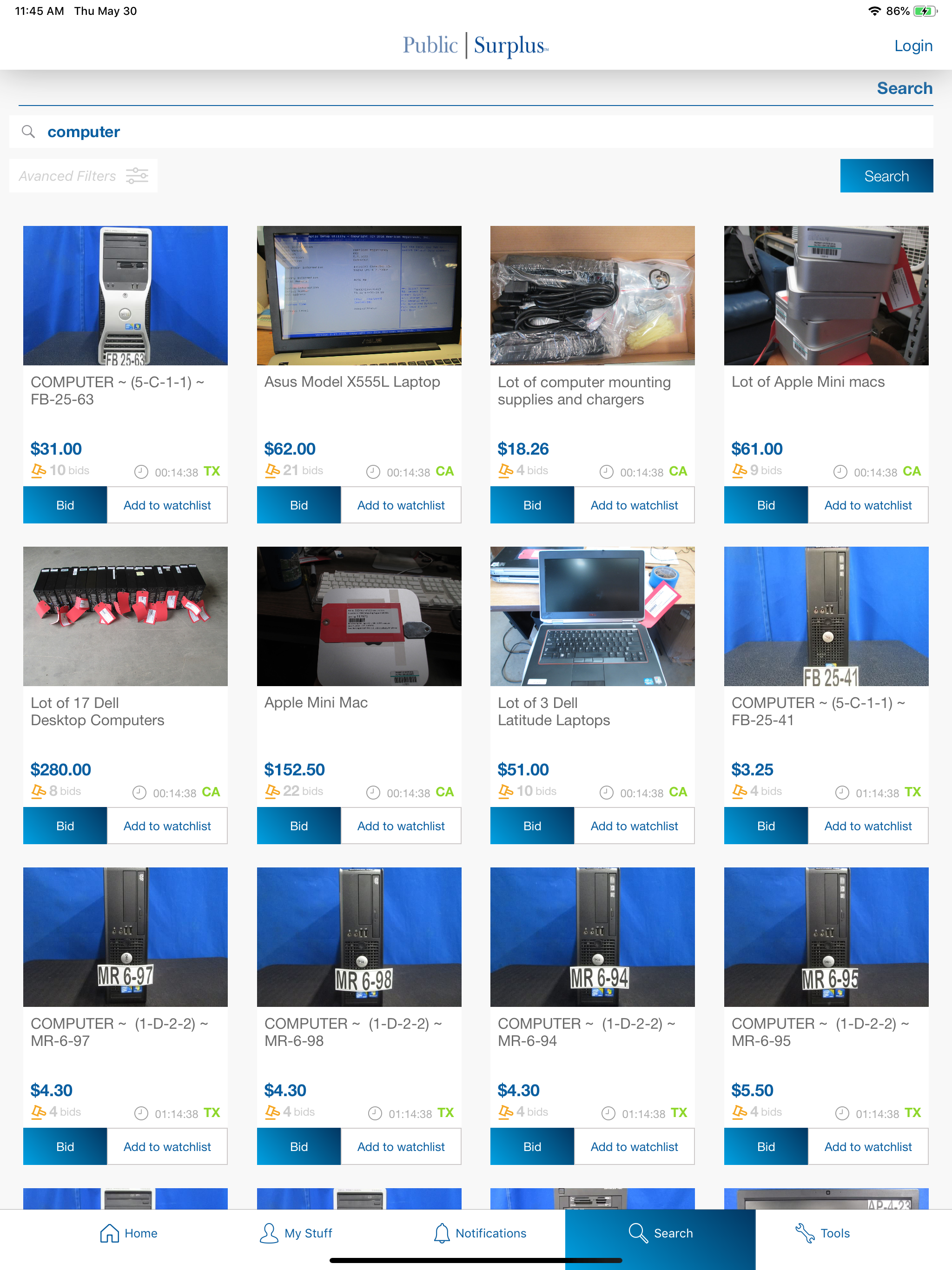Public Surplus Buyers App screenshot 5