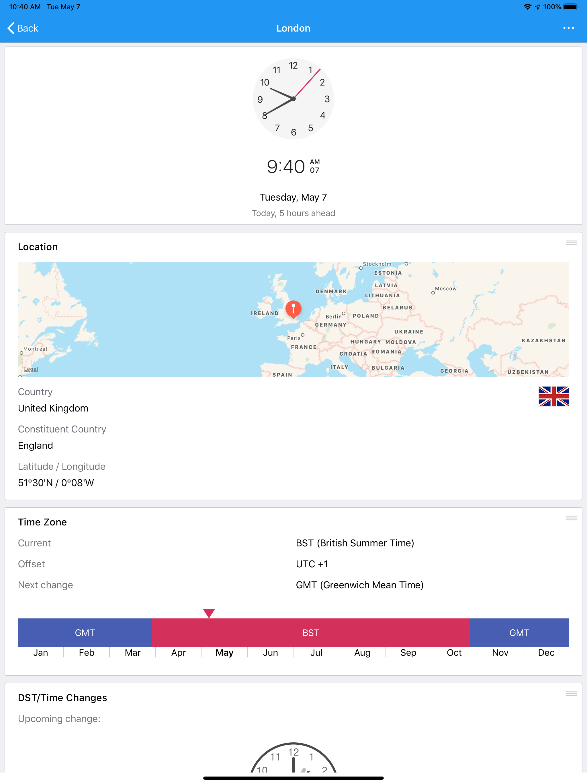 World Clock by timeanddate.com screenshot 9