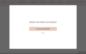 PLANOLY Uploader screenshot