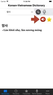 korean-vietnamese dictionary++ iphone screenshot 2