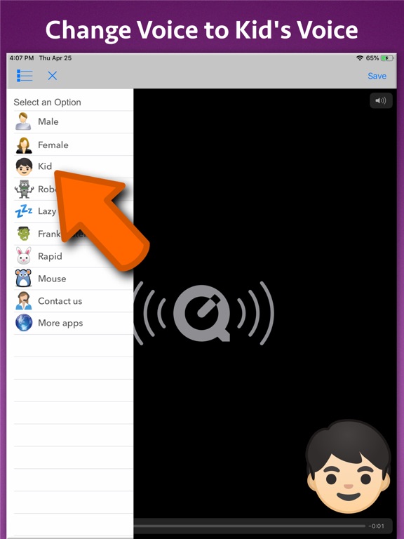 Screenshot #5 for Audio Voice Changer