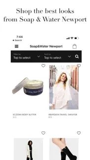 soap&water newport iphone screenshot 2