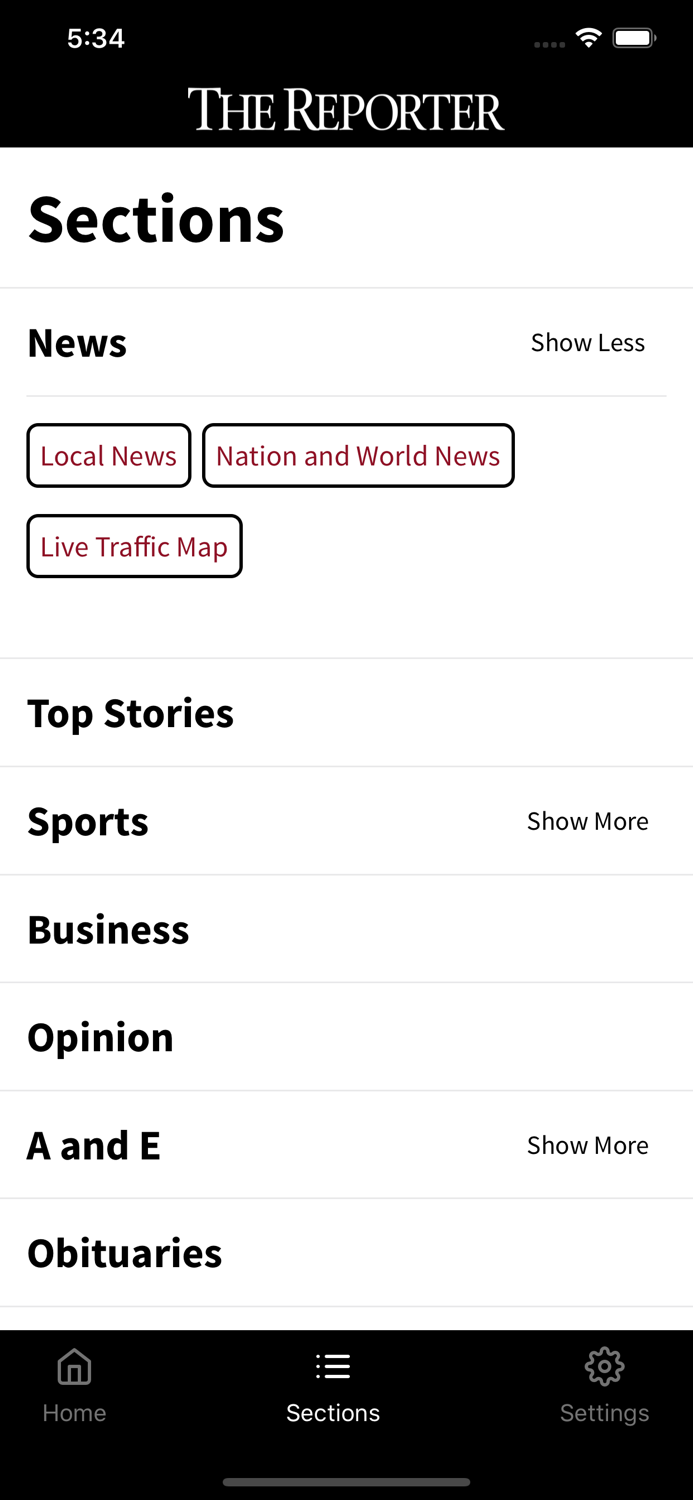 The Reporter for Mobile