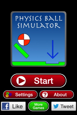 Physics Ball Simulator - náhled