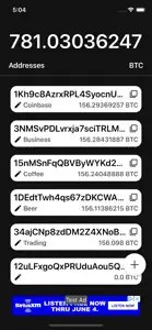 Bitcoin Address Tracker screenshot #1 for iPhone